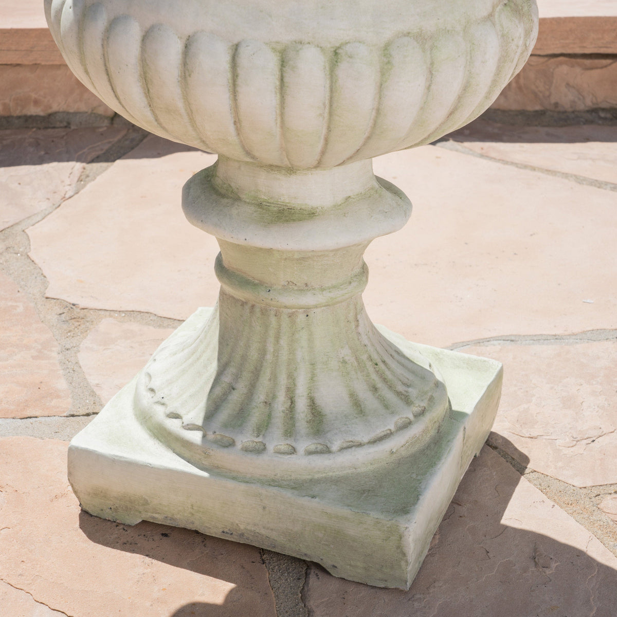 Classic White Garden Urn Planter