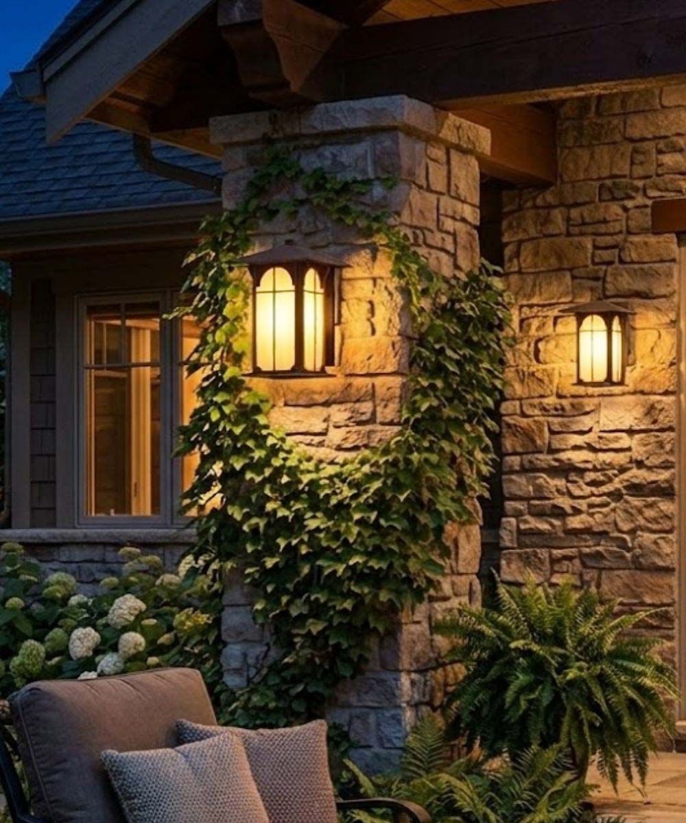 Aztec 14" Outdoor Wall Lantern – Olde Brick Bronze