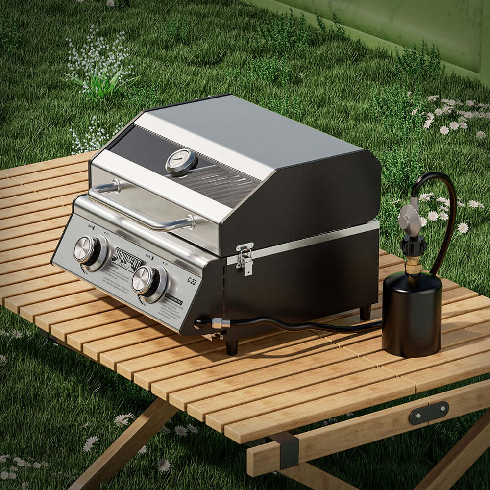 G22 Stainless Steel Tabletop Propane Gas Grill