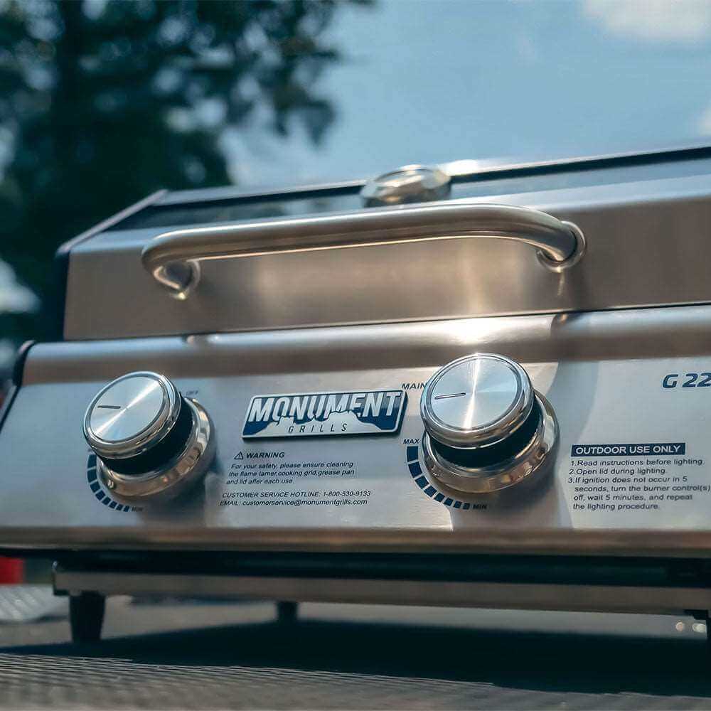 G22 Stainless Steel Tabletop Propane Gas Grill