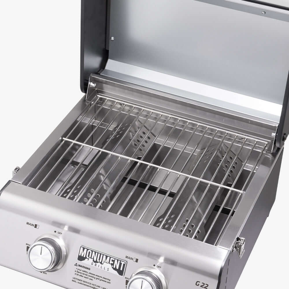 G22 Stainless Steel Tabletop Propane Gas Grill