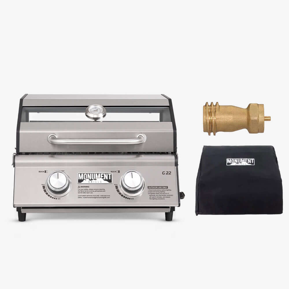 G22 Stainless Steel Tabletop Propane Gas Grill