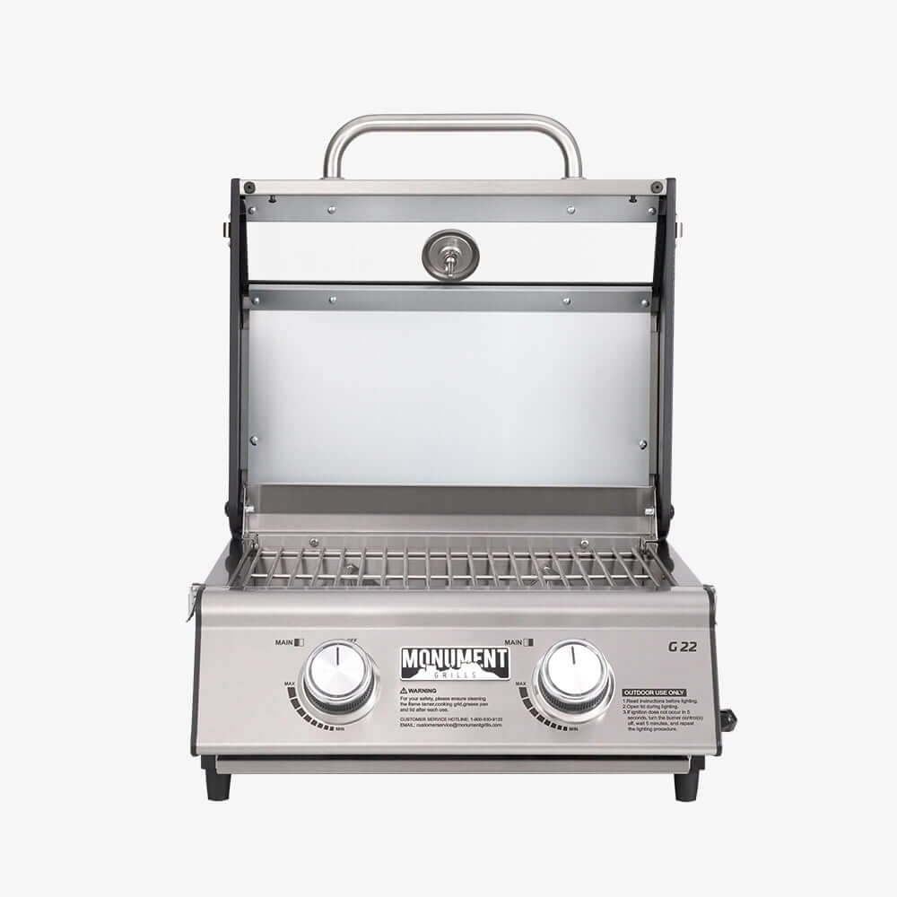 G22 Stainless Steel Tabletop Propane Gas Grill