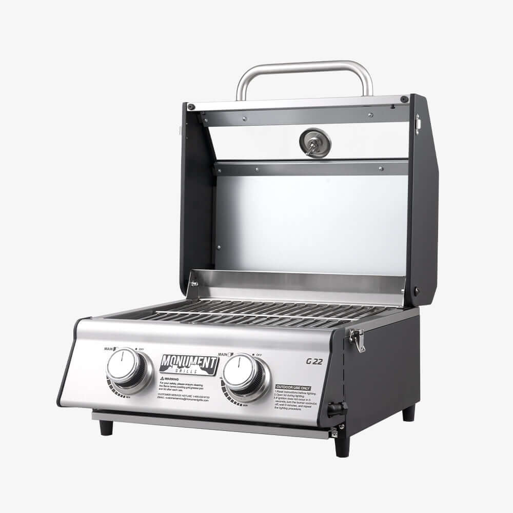 G22 Stainless Steel Tabletop Propane Gas Grill