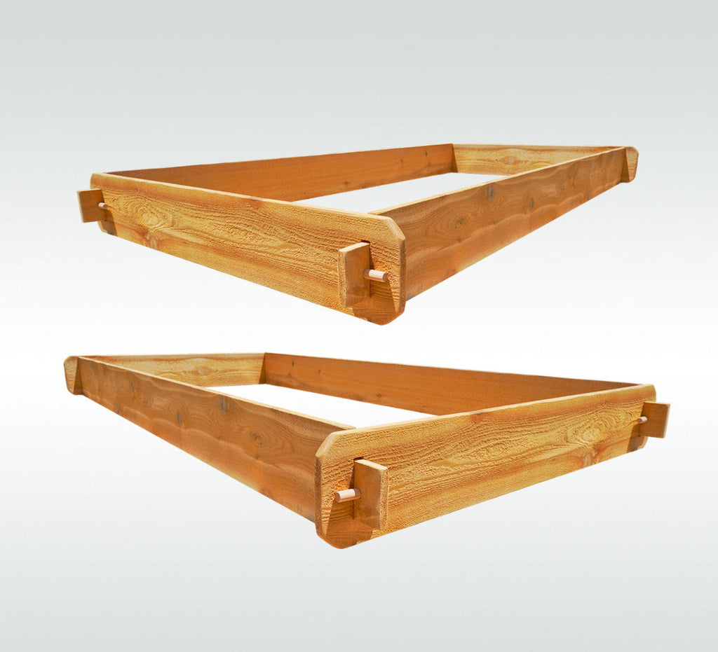 Double-Deep Cedar Raised Garden Bed Kit