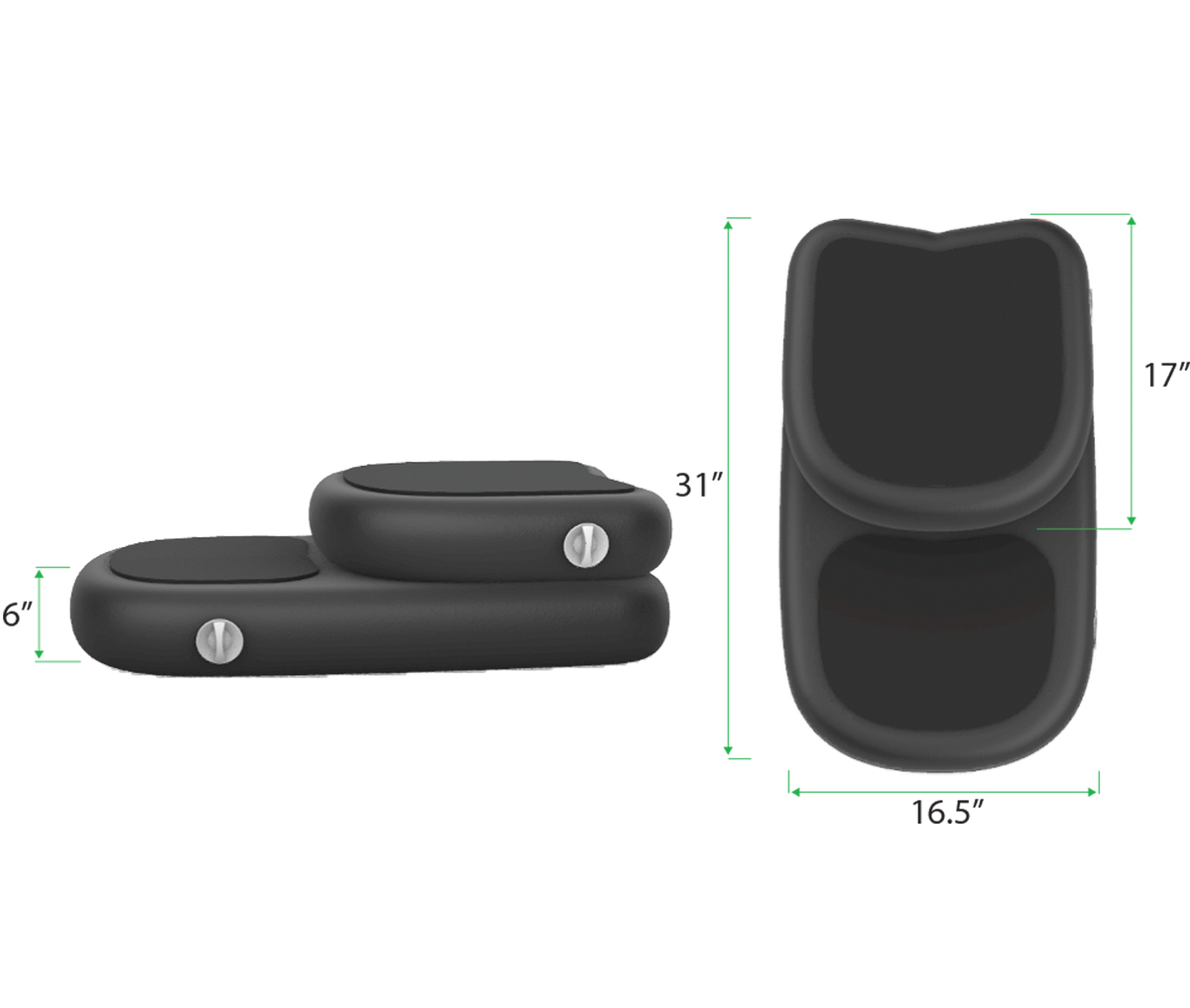 RevX Inflatable Cold Plunge Barrel with Steps