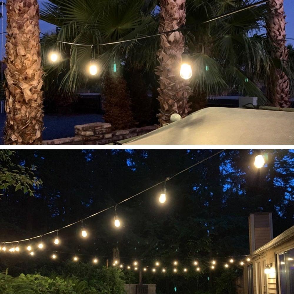 S14 Edison-style LED outdoor string lights - product view 1