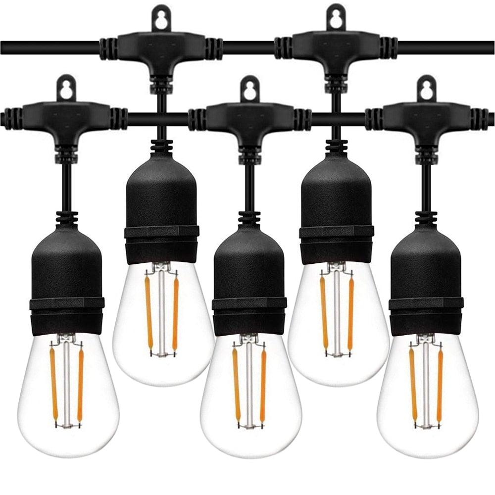 S14 Edison-style LED outdoor string lights - product view 2
