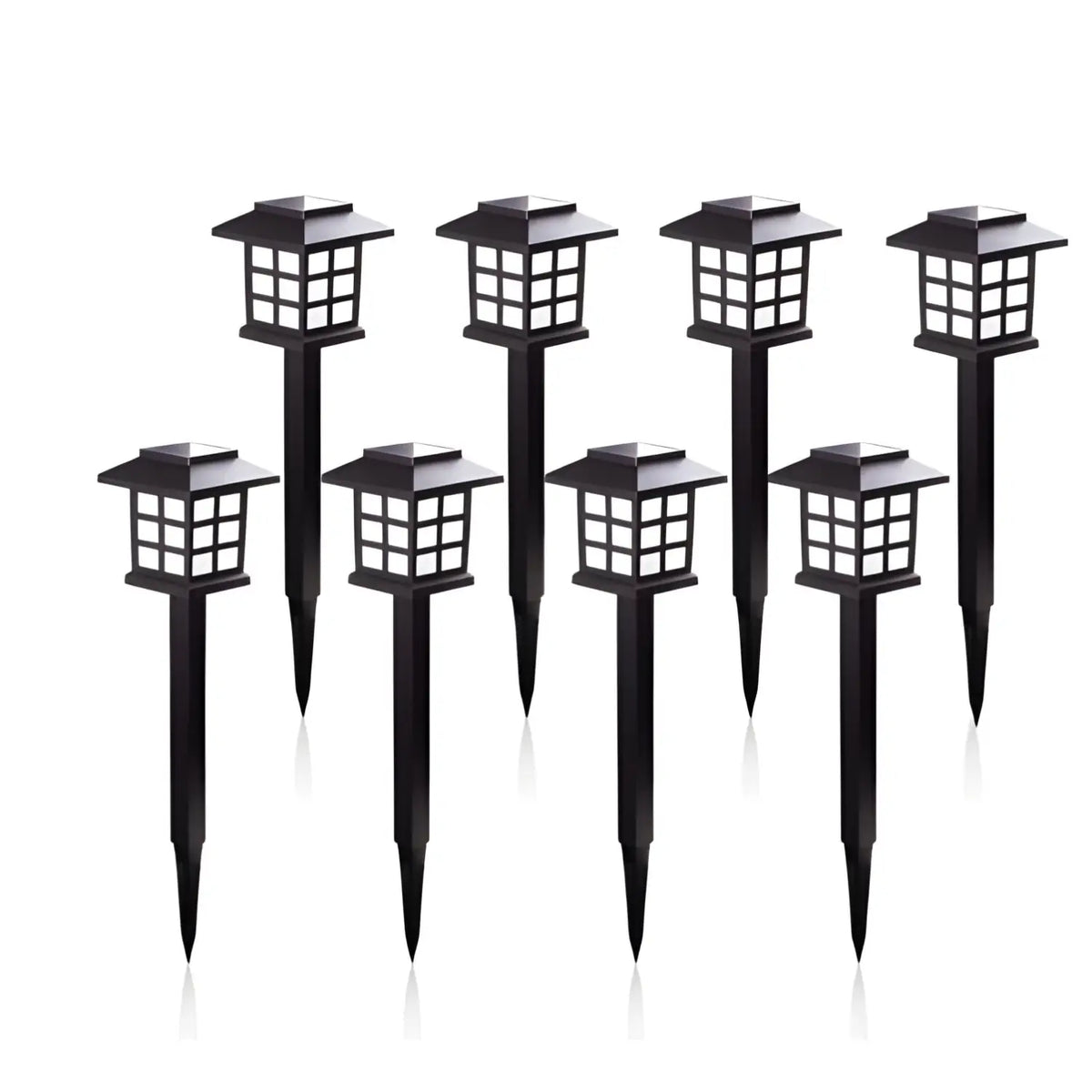 LED solar pathway lights - product view 9