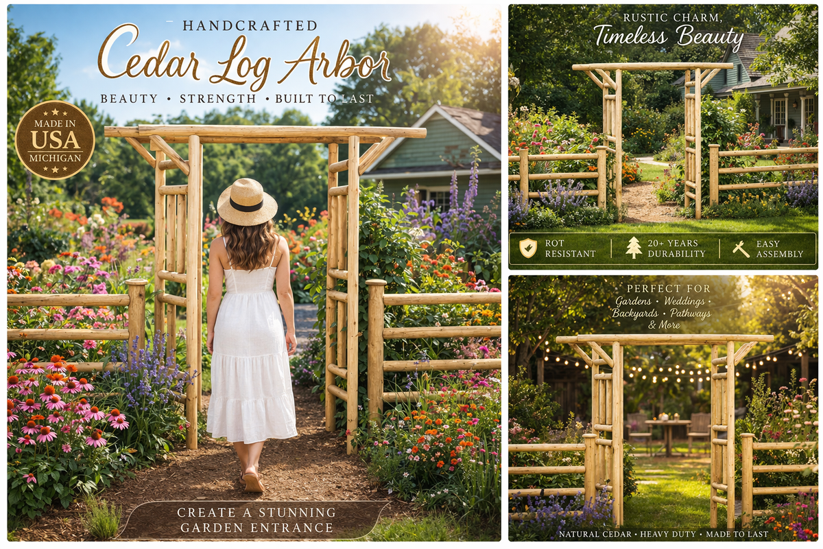 Outdoor Wooden Arbor