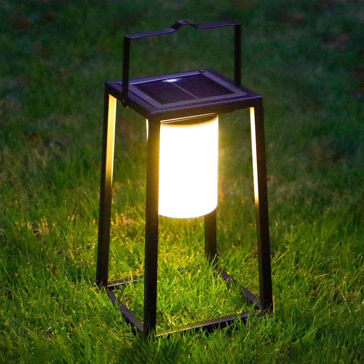 Portable solar outdoor lantern - product view 5