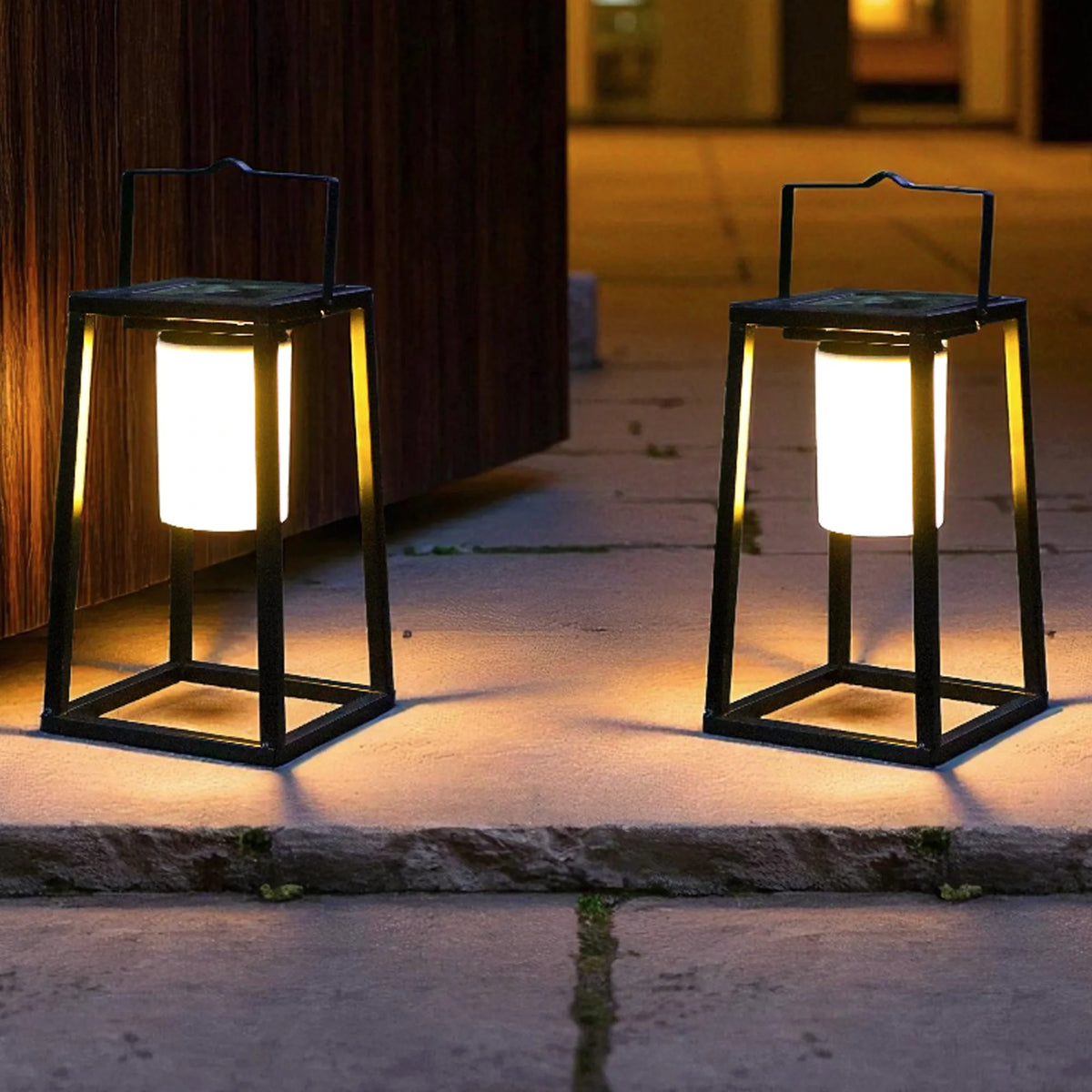 Portable solar outdoor lantern - product view 6