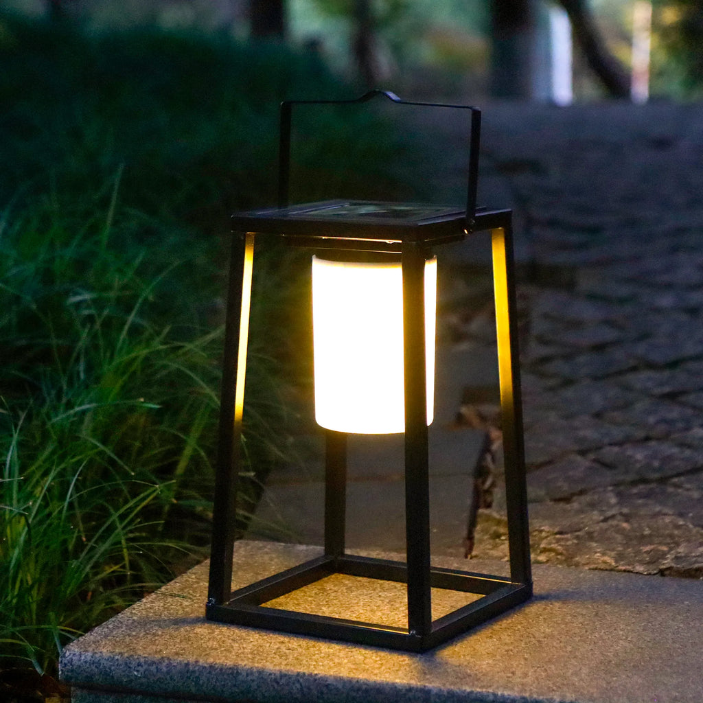 Portable solar outdoor lantern - product view 2