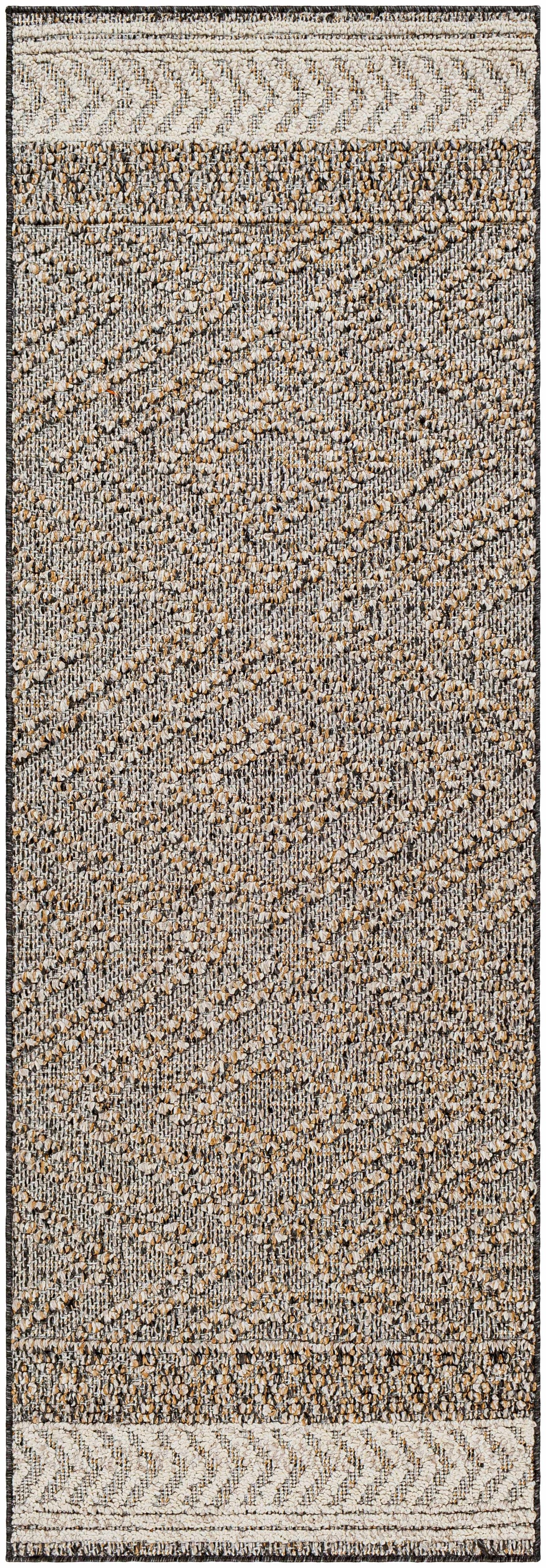 Areli beige charcoal outdoor rug alternate size view