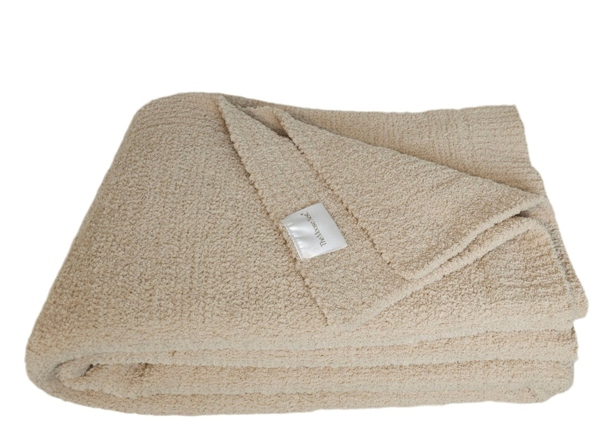 The Nest Throw Blanket – Sand | Oversized Soft Microfiber