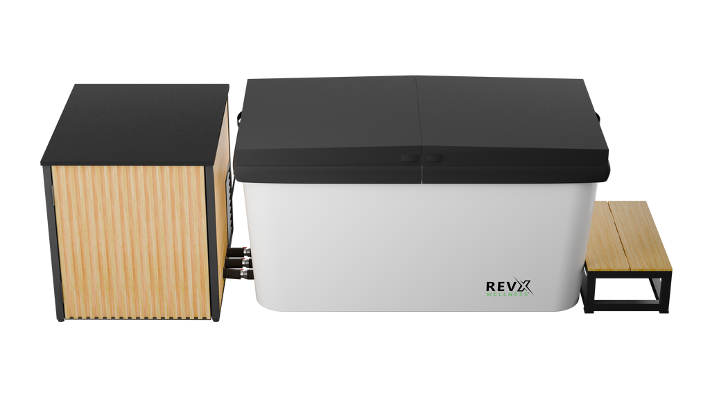 RevX Acrylic X Tub Cold Plunge with LUX Chiller & Filtration