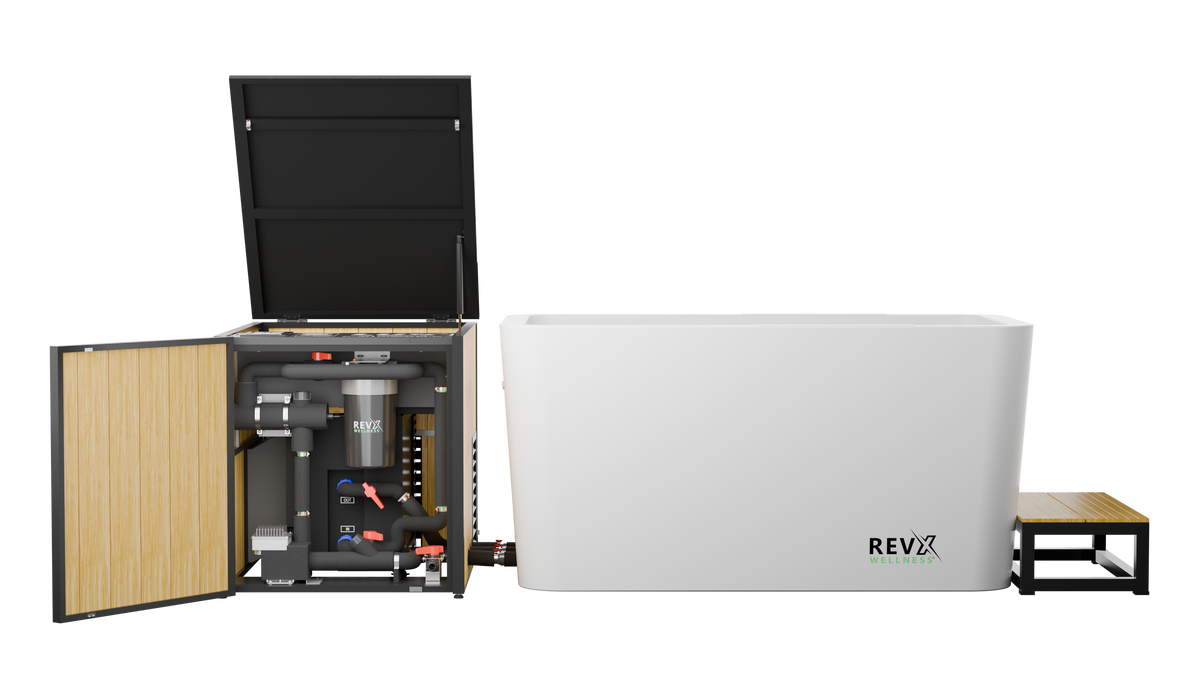 RevX Acrylic X Tub Cold Plunge with LUX Chiller & Filtration