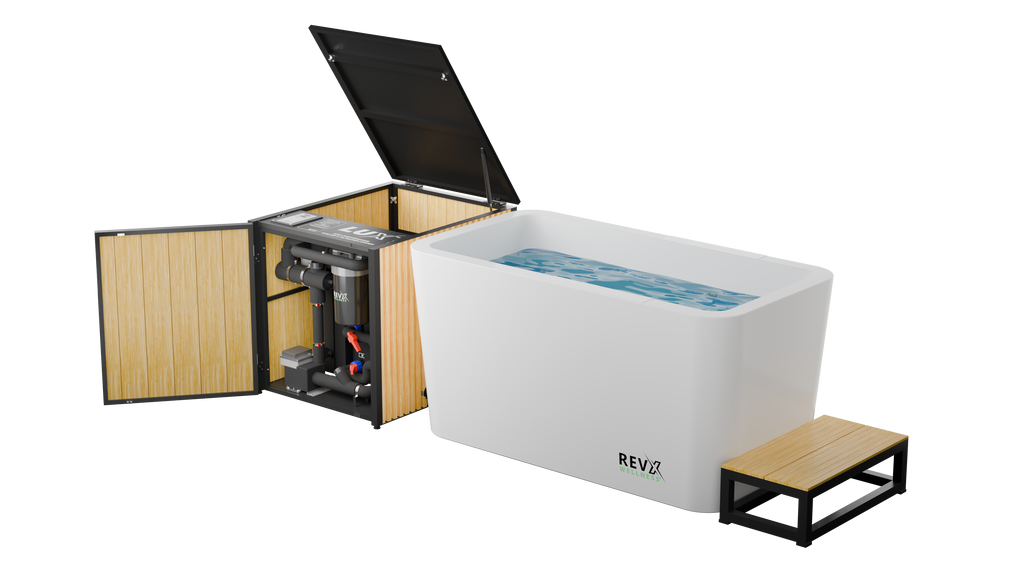 RevX Acrylic X Tub Cold Plunge with LUX Chiller & Filtration