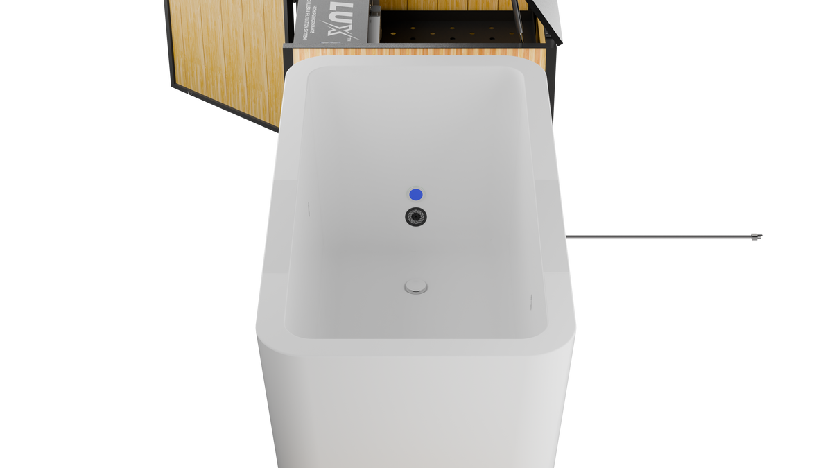 RevX Acrylic X Tub Cold Plunge with LUX Chiller & Filtration