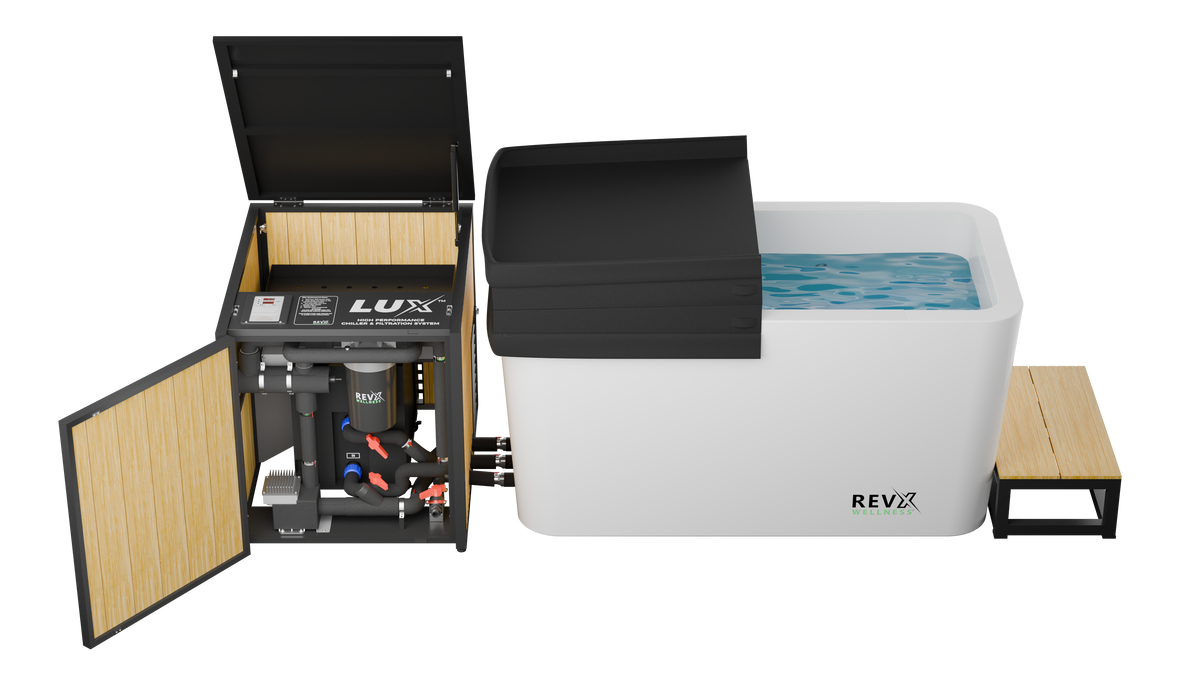 RevX Acrylic X Tub Cold Plunge with LUX Chiller & Filtration