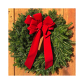 Fresh Balsam Fir Wreath with Bow